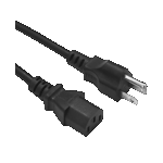 CABLE DE PODER X 1,80, 3 Y 5 MTS C13 AMERICAN NET