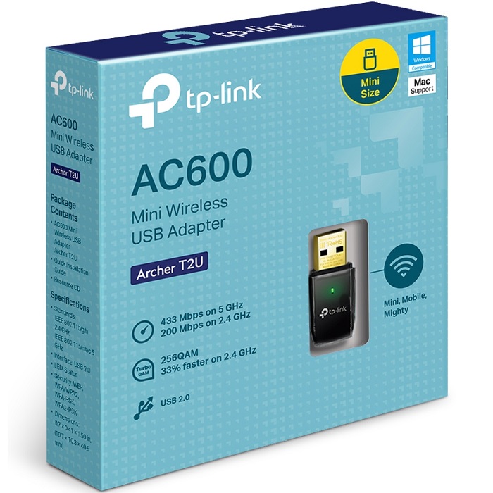 ARCHER-T2U-11 ADAPTADOR USB TPLINK ARCHER T2U AC600 - Imagen 1