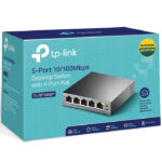 SWITCH 5 PTOS X 4 POE 10/100 TPLINK MOD. SF1005P