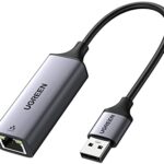 ADAPTADOR USB A RJ45 GIGABIT ALUMINIO UGREEN