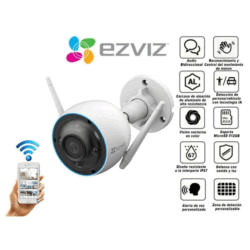 CAMARA EZVIZ  H3 EXTERIOR FIJA C/ANTENA 5 MP 3K - Imagen 3