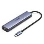 DOCKING 5 EN 1 UGREEN 20934 TIPO C 60 HZ ( 03 USB 3.0/01 HDMI/RJ45)