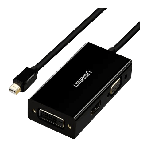 ADAPTADOR MINIDP A HDMI /VGA/DVI UGREEN