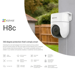 CAMARA EZVIZ H8C EXTERIOR 2K+ 4MP - Imagen 3