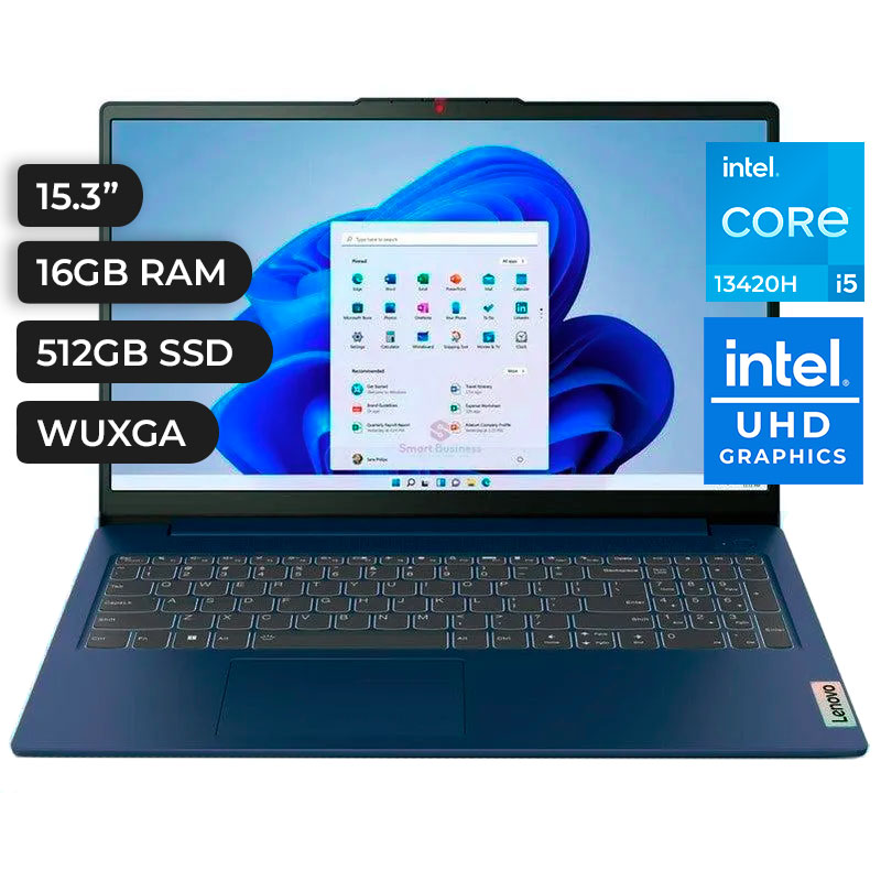 133 LAPTOP LENOVO IDP SLIM3 15IRH10 I5 13420H/ 16 GB / 512 GB / 15.3" - Imagen 1