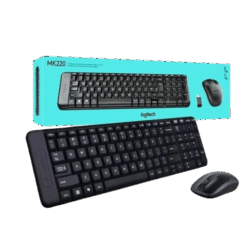 LOGITECH MK220 KIT TECLADO Y MOUSE INALAMBRICO COMPACTO
