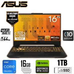 LAPTOP ASUS TUF GAMING I7 13620H / 16 GB/ 1 TB / RTX 4050 6GB / 16"