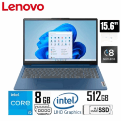 LAPTOP LENOVO IDP SLIM3 I5 12450H / 8GB RAM/512 GB SSD/ 15.6"