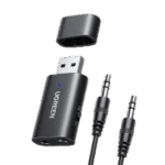 ADAPTADOR BLUETOOTH UGREEN P/AUDIO TRASMISOR Y RECEPTOR BT 5.1 / BLACK