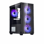 CASE GAMER HALION RAGNAROK 320 F/550W 4FAN RGB V/TEMPLADO