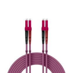 PATCH CORD DE FIBRA OPTICA LC/UPC LC/UPC OM4 MULTIMODO DUPLEX 5 mtrs
