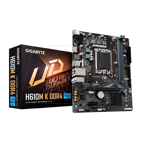 8282 MAINBOARD GIGABYTE H610M-K DDR4 LGA 1700 - Imagen 1